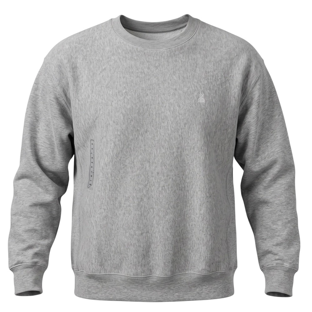 Chubbies 6th Period Comfort Crewneck Sweatshirt Mens Medium Heather Grey Cotton